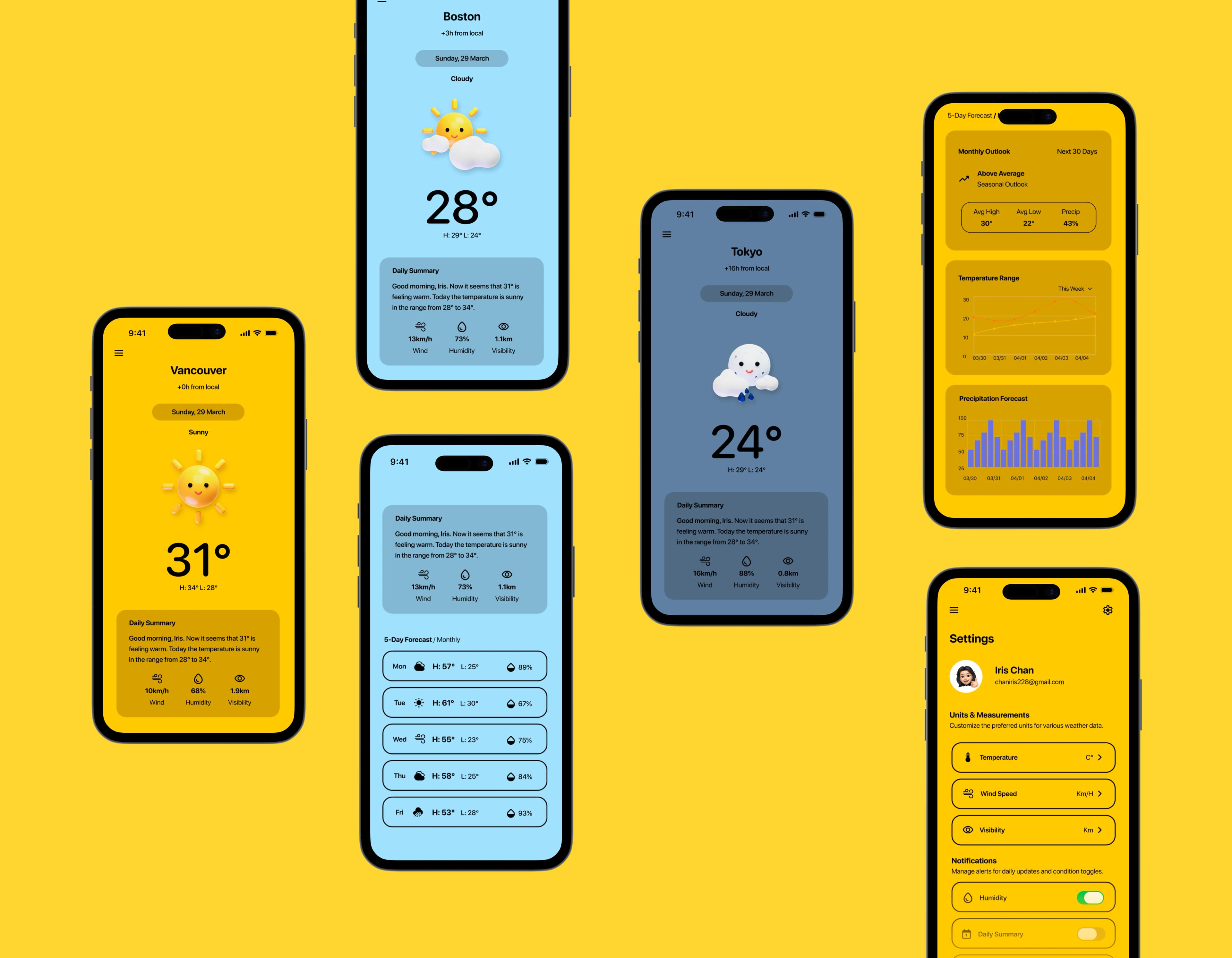 Wayther weather app