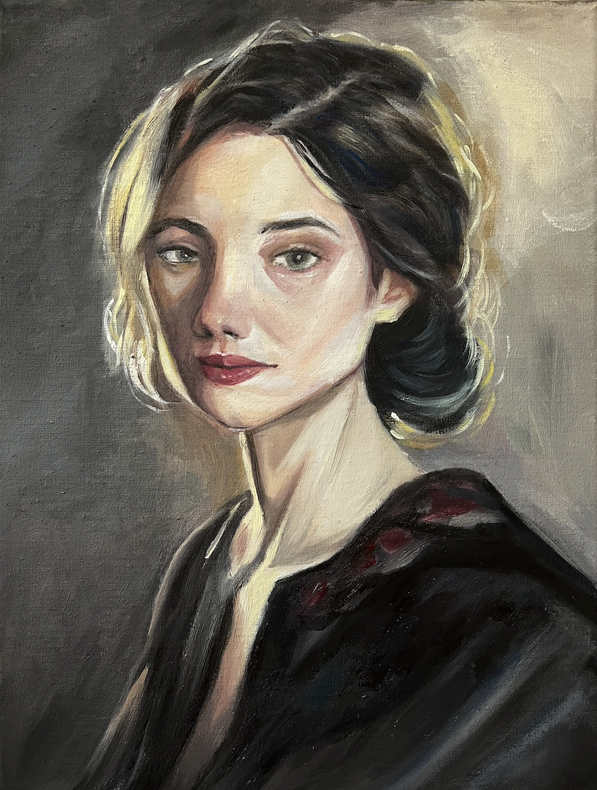 Oil study female